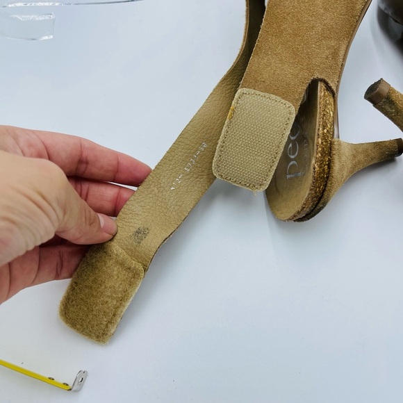 Pedro Garcia Maia Low Heel Suede Leather Heels 38 - Picture 7 of 7